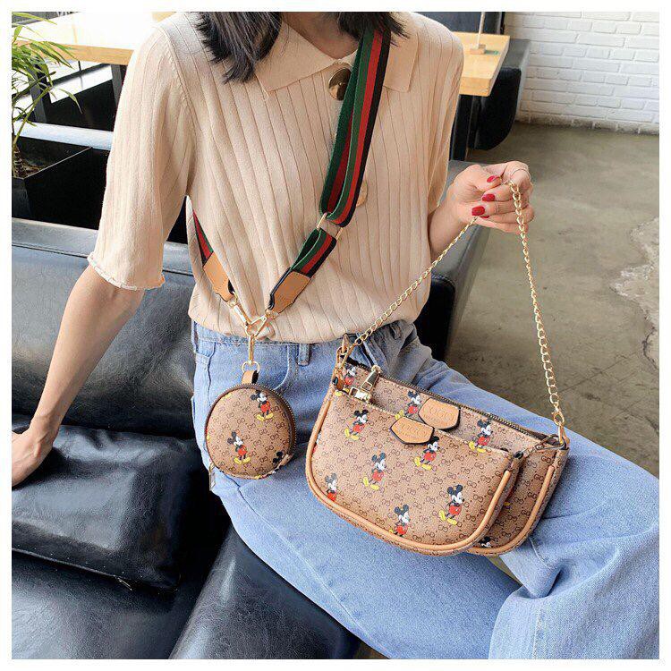 TASHAPPY EL 5137 tas selempang wanita 3in1 import model korea supplier tas import