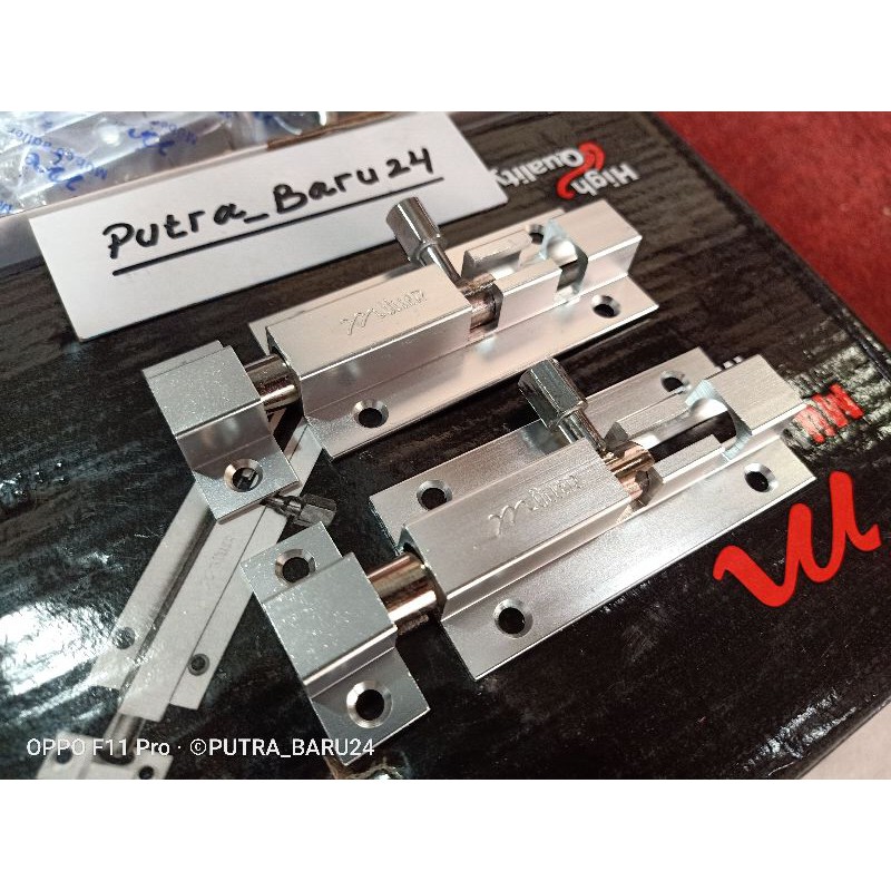 GRENDEL PINTU / GERENDEL PINTU KUNCI SLOT PINTU MULLER 3" &4"