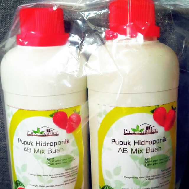 Hidroponik Nutrisi - AB Mix Tanaman Buah 250 gr - Botol