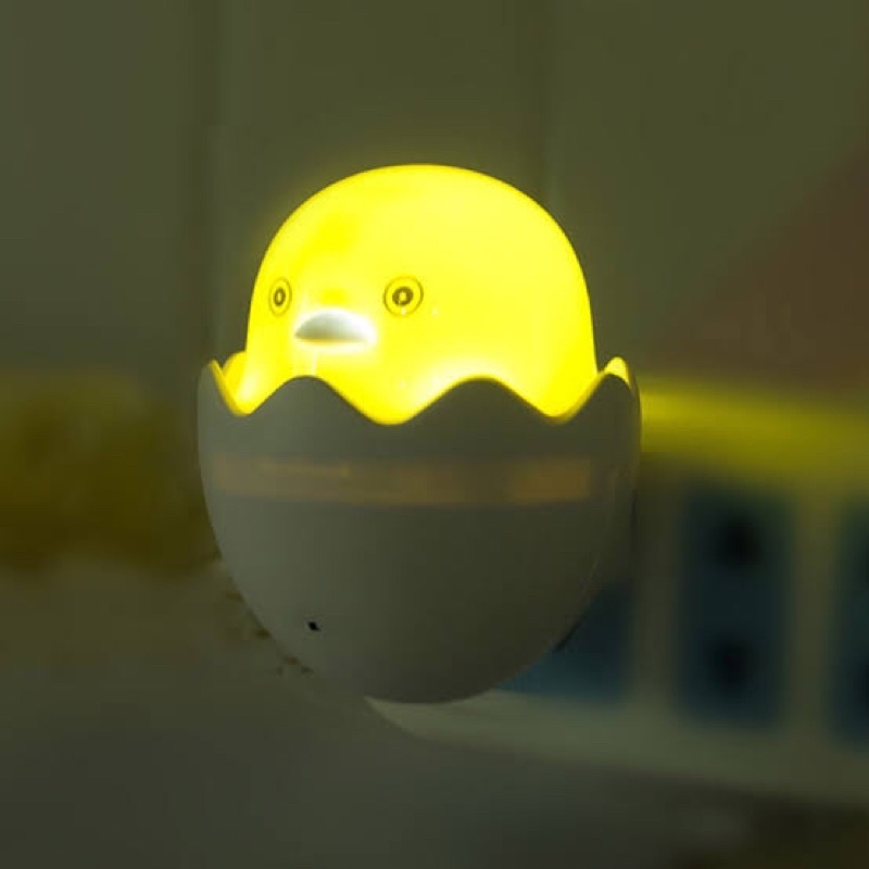 Lampu Tidur LED Telur Ayam Sensor Cahaya / Night Light Lamp Chicken Egg Bebek Duck / Lampu Tidur Hemat Energy / Lampu Kamar Anak / Lampu Aesthetic / Lampu Unik