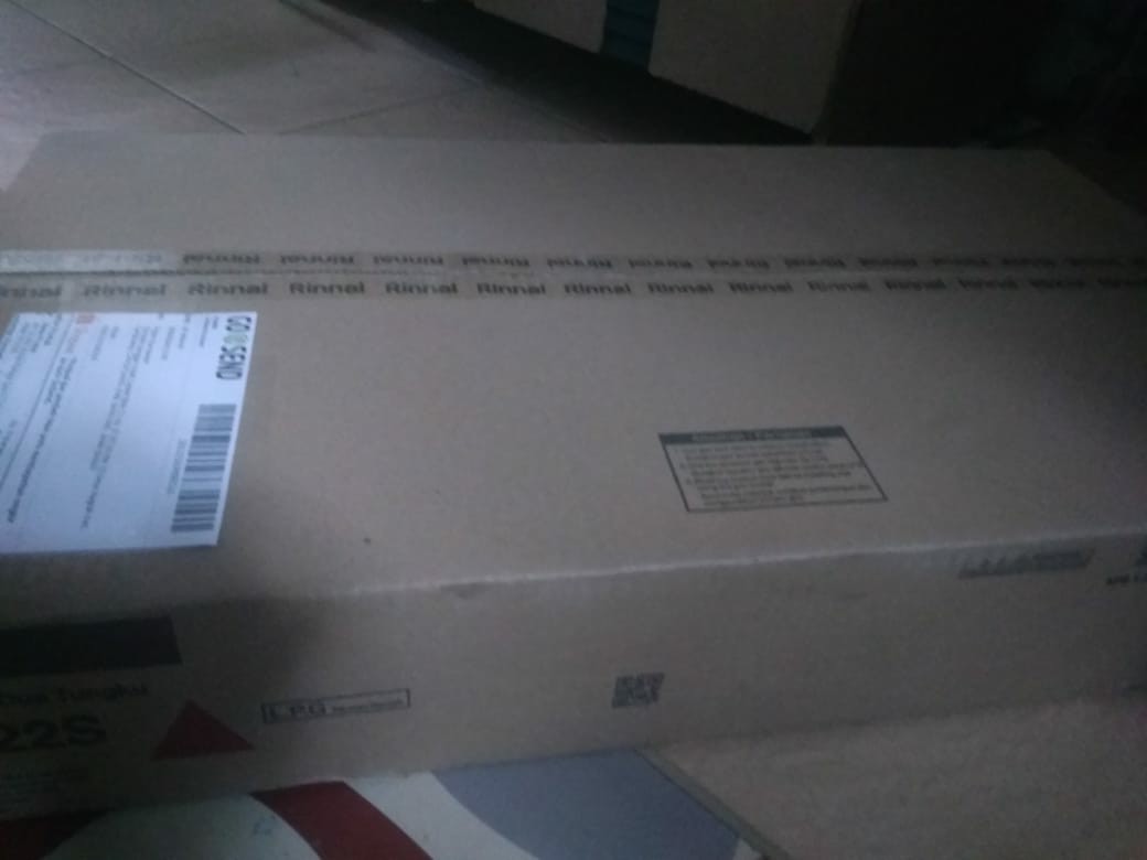 By Gojek Rinnai Kompor Gas 2 Tungku Hitam Ri 522s