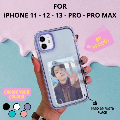 BUMPER case iPhone 11 - iPhone 12 - iPhone 13 - Pro - Max softcase casing cover camera case photocar