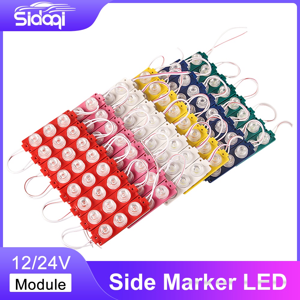 8pieces lampu kolong Modul led 7520 LED modul 24 volt 12 volt Mobil Truk Bus ETALASE NEON BOX