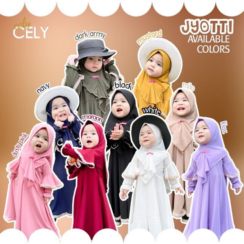 Gamis Anak Perempuan / Gamis Jyotti Original By Celycely / Gamis Anak Jersey / Gamis Anak Set hijab / Set Gamis Anak Perempuan / Baju Muslim Anak Perempuan / Pakaian Muslim Anak Perempuan / Gamis Anak Celycely / Gamis Anak Jyotti-3