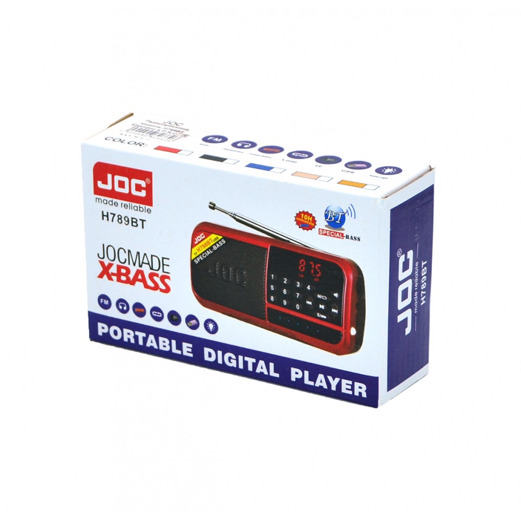 SPEAKER RADIO FM BLUETOOTH JOC H789BT / JOC H1011BT