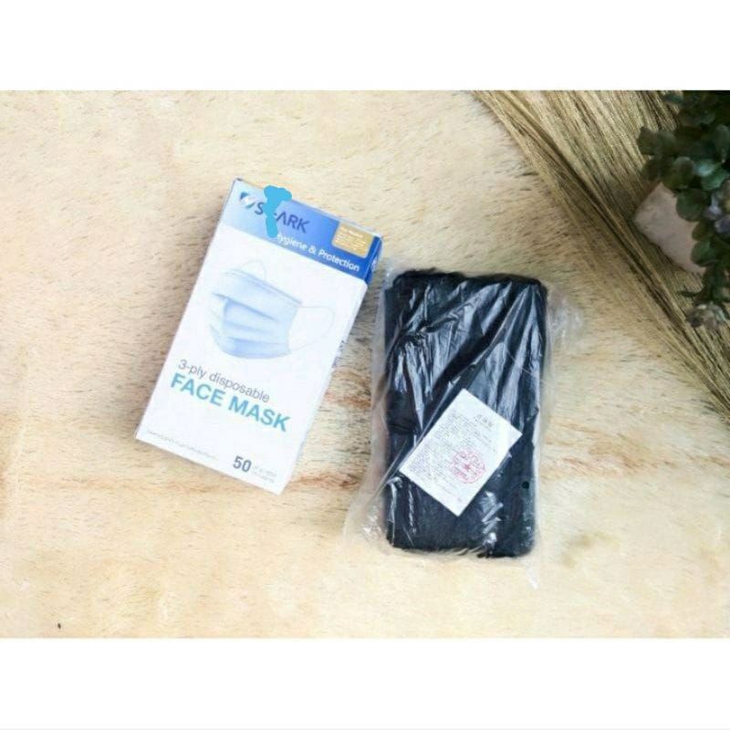 MASKER EARLOOP/MASKER EARLOOP HITAM