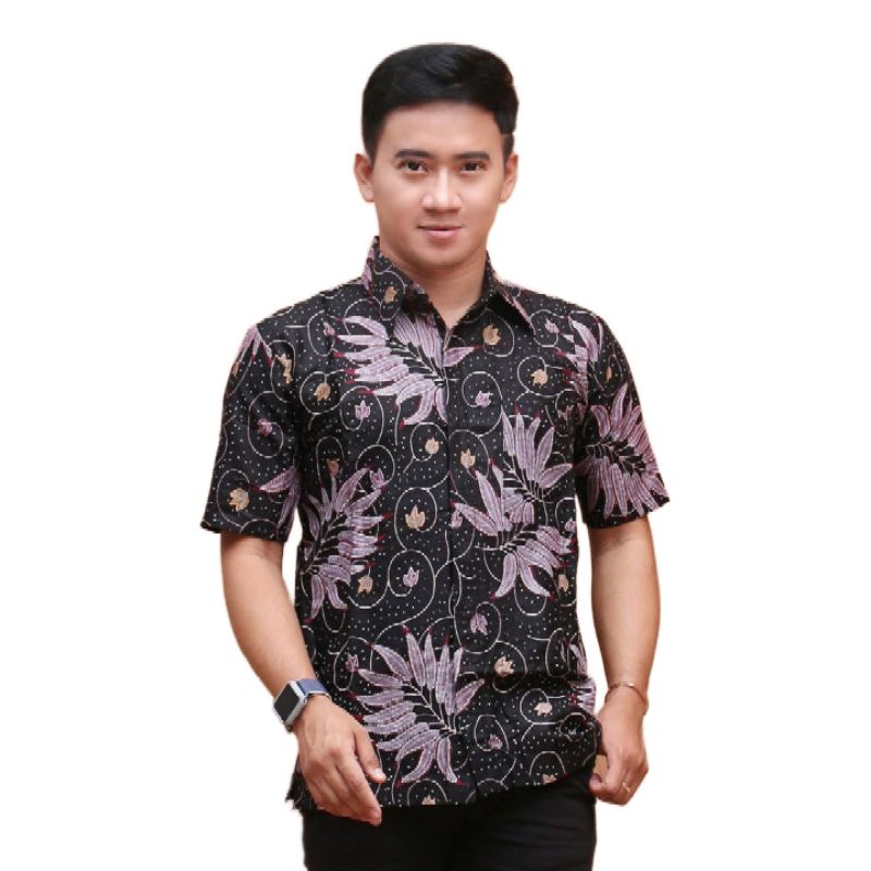 Kemeja batik pria lengan pendek terlaris | Hem batik pria lengan pendek reguler