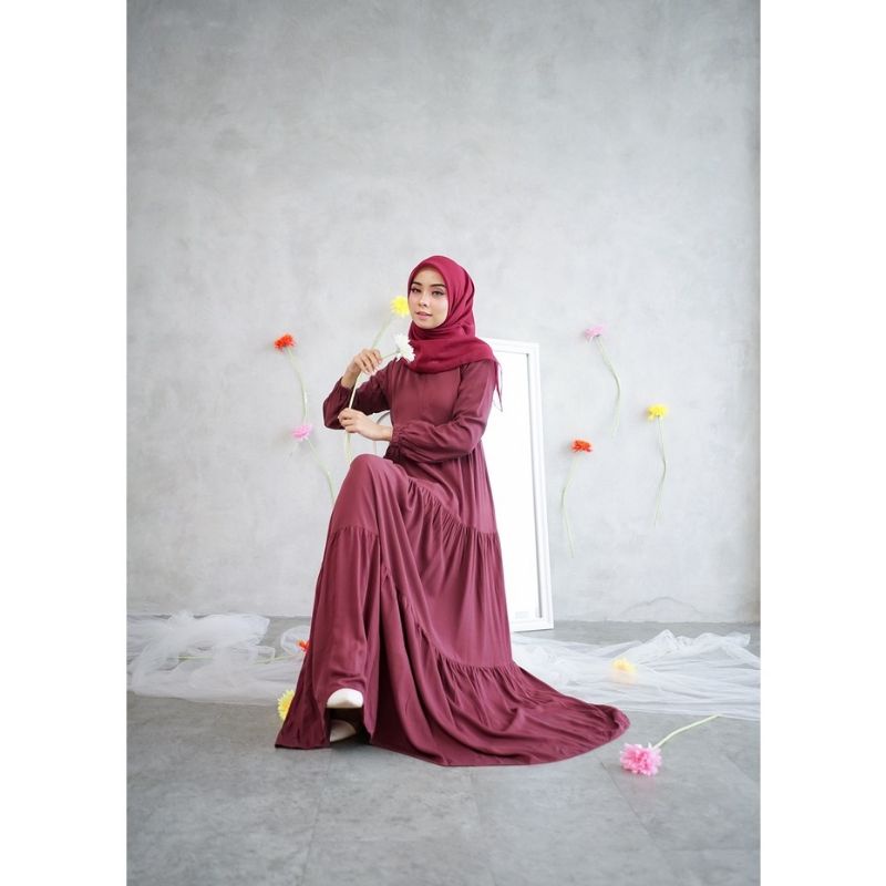 ( COD/BAYAR DI TEMPAT ) GAMIS ADEM RAYON HOMEDRES HOMEYDRES BUSUI LE KHARI FASHION WANITA MUSLIM