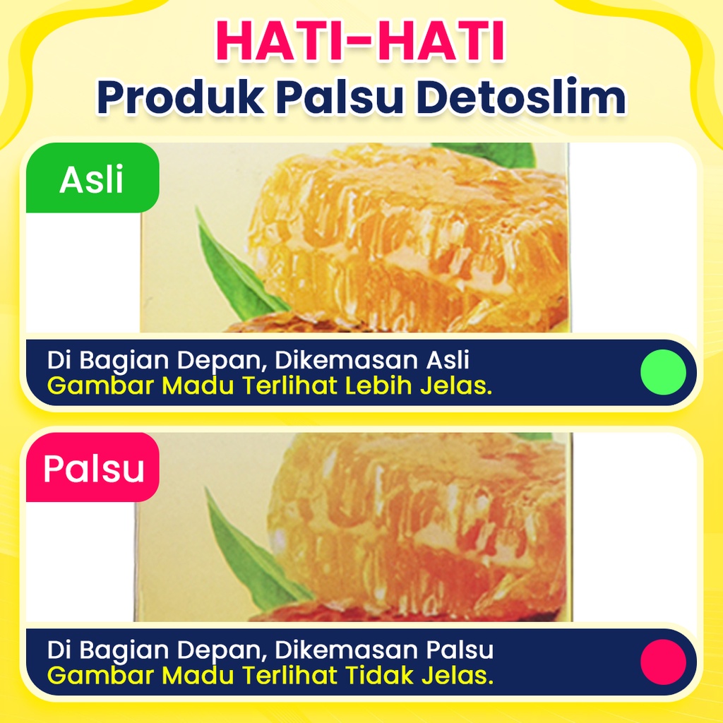 Madu Detoslim Asli Original Madu Diet