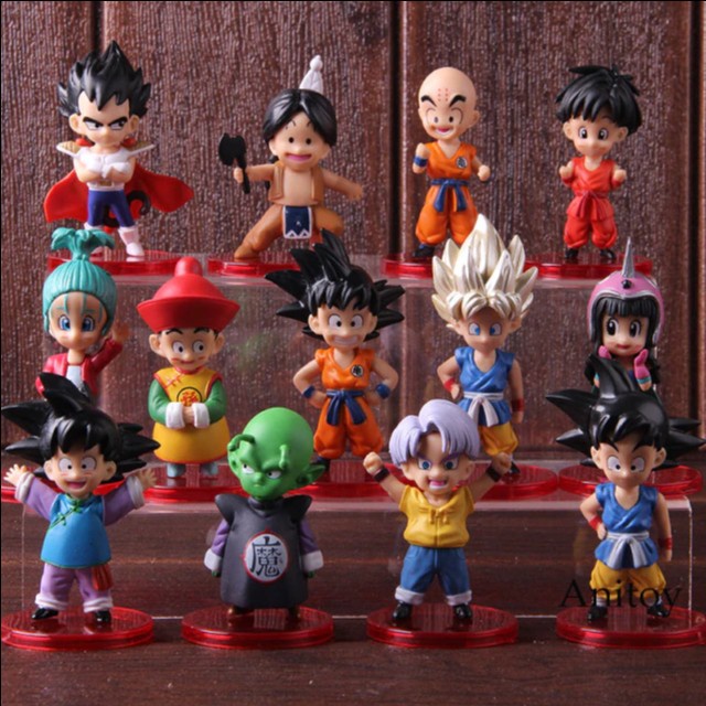 13 pcs/set Figure Dragon Ball Goku Trunks Cici