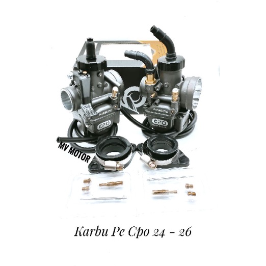 Karburator/Karbu Cpo Original Pe 24 28 30 P-Racing Black Free Pilot Jet Men Jet - Pe 24 28 30 NGO-6