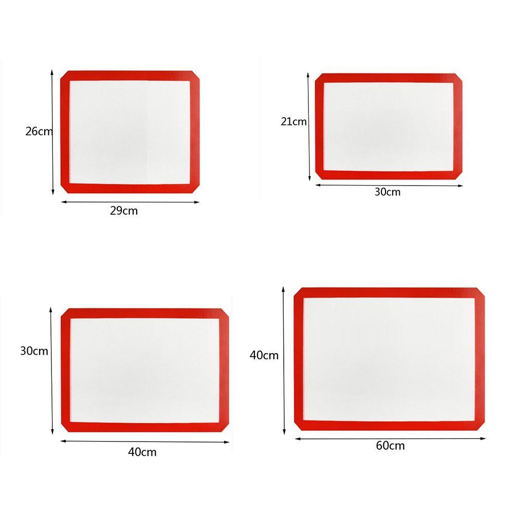 Populer Rolling Pad Alat Masak Lembaran Tahan Panas Nampan Kue Silikon Non Stick