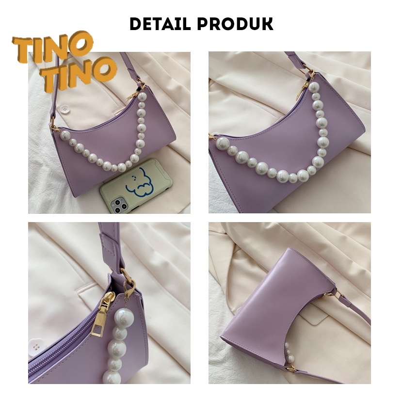 CJWB-6064 TINO TINO Tas Wanita-6064 Handbag Model Korea Terbaru Dengan Motif Mutiara