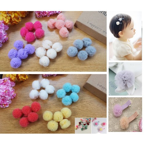 Pom-Pom | Korea Microfiber Yarn Ball I Bola-Bola mini aksesoris 2,5cm