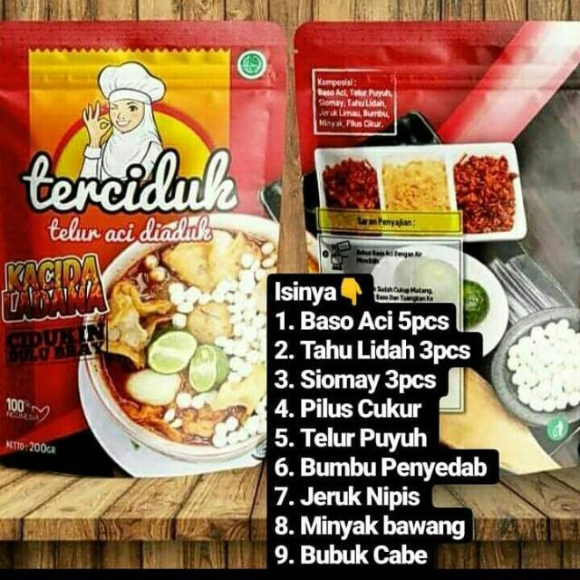 

Cilok kuah tercidu