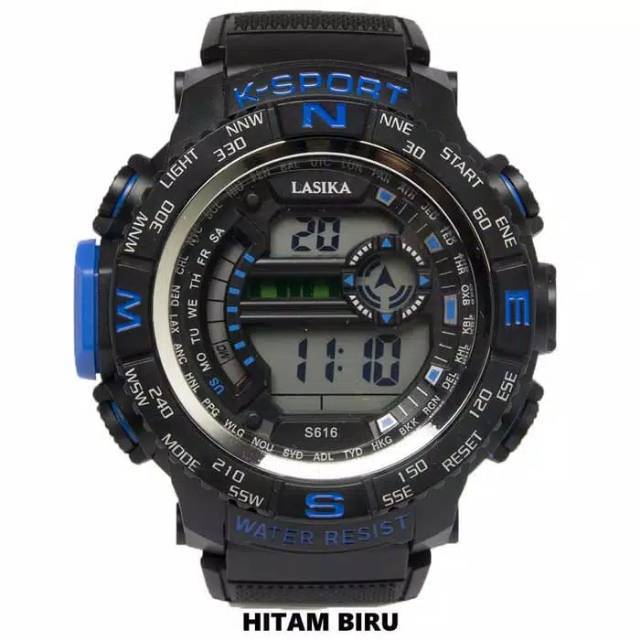 (Terima Cod)Jam Tangan Pria Digital Lasika S616 Water Resist Strap Rubber Original