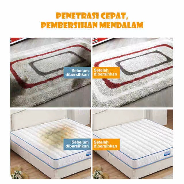 BB7 - Cairan Pembersih Noda Sofa Kain Kulit Karpet Gorden Kerak Kasur 500ML Pembersih Furnitur Perawatan Rumah