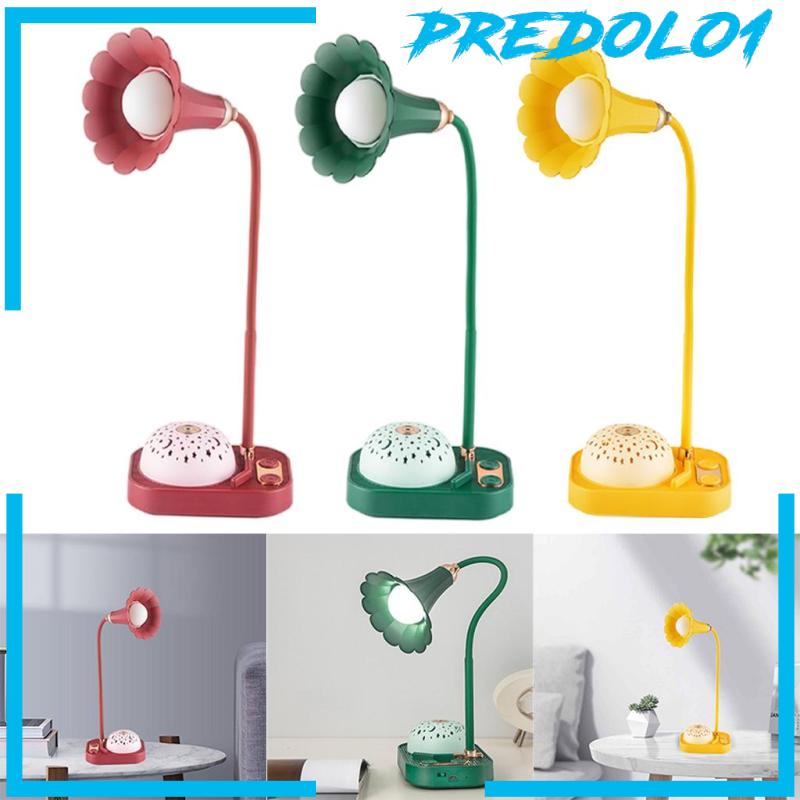 (Predolo1) Lampu Meja Led Kecerahan Adjustable Untuk Kamar Tidur