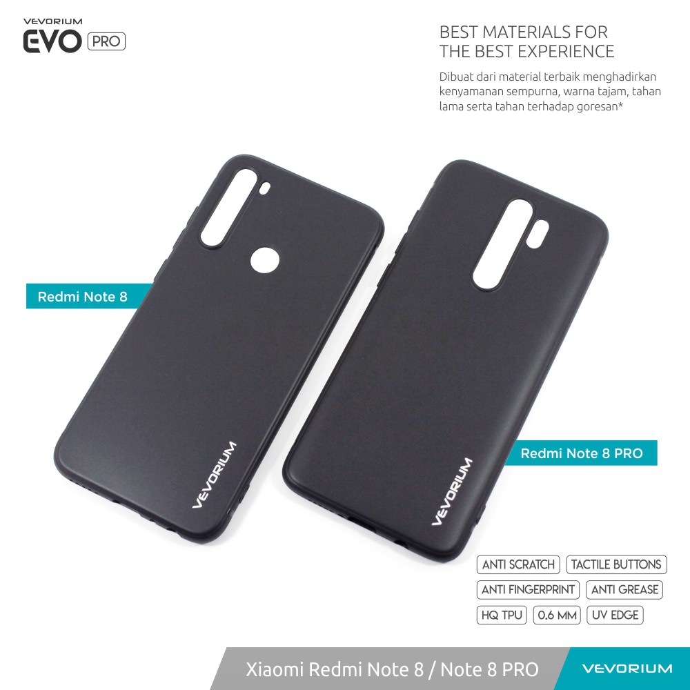 VEVORIUM EVO PRO Xiaomi Redmi Note 8 Pro Note 8 Biasa Soft Case Softcase