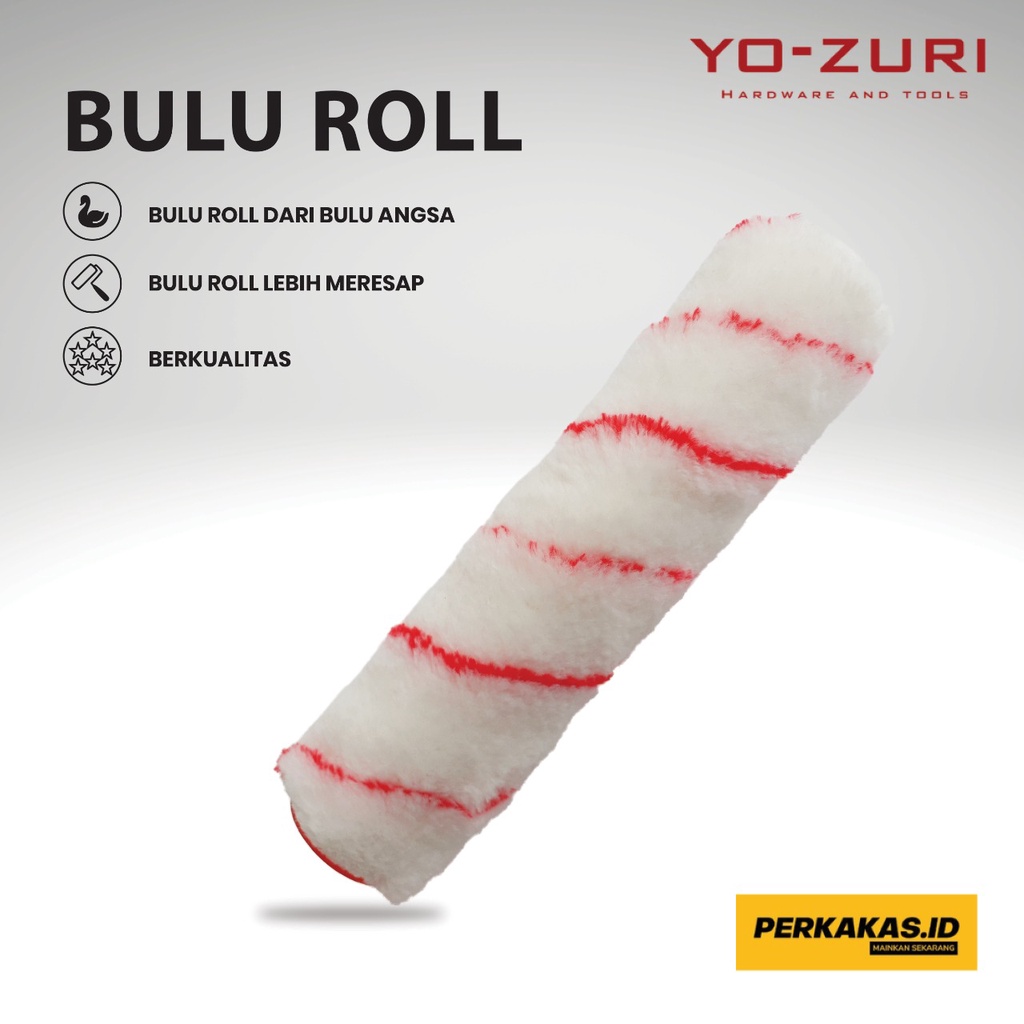 Bulu Kuas Roll Cat Refil 9 Inch YOZURI