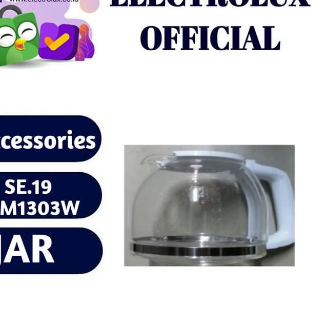 L0 Jar Teko Coffee Maker Electrolux Ecm1303w Se 19 Shopee Indonesia