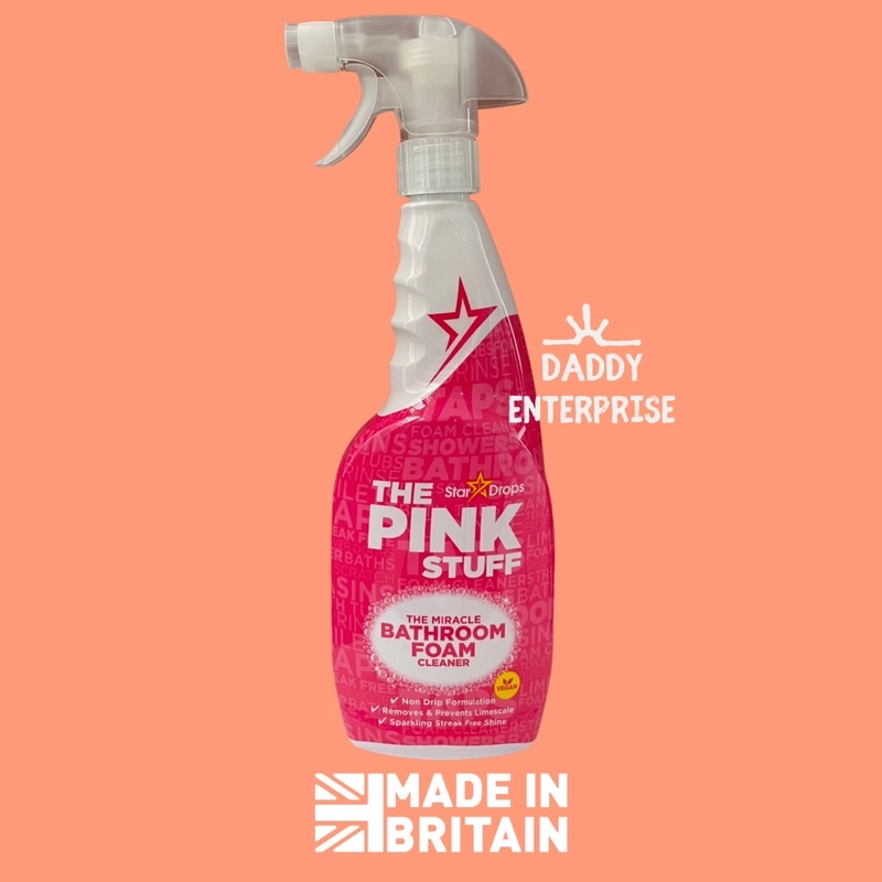 The Pink Stuff Miracle Bathroom Foam Cleaner