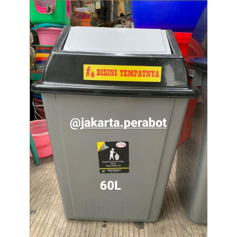 MPW - Tempat Sampah 65 Liter MPW / Tempat Sampah Plastik Dapur / Tong Sampah