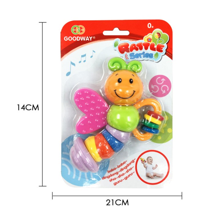 Mainan Bayi Goodway Rattle Toy Trumpet gwg23 Bee gwg11 Butterfly gwg19