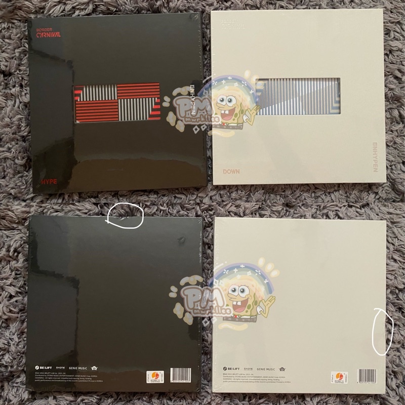 ALBUM ENHYPEN BORDER CARNIVAL SEALED DOWN VER