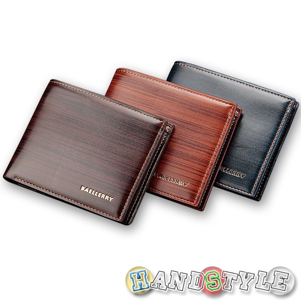 ( GS ) DOMPET LIPAT / DOMPET PRIA KULIT SINTETIS ELEGAN