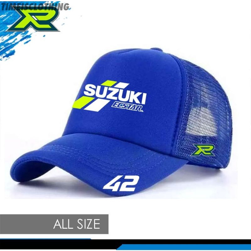 Topi Trucker Jaring Suzuki Alex Rins42 TIC