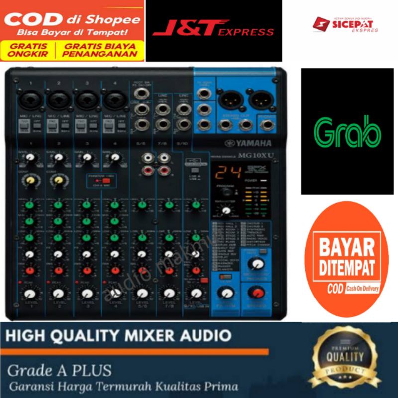 Mixer Yamaha  MG 10 XU 10 Channel MG 10xu / mixer yamaha mg 10 xu