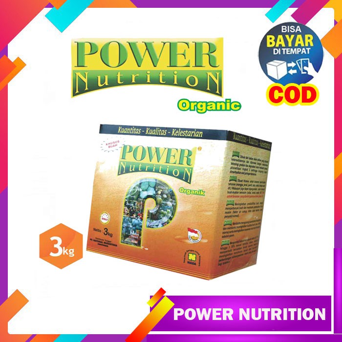 POWER NURTITION 3 KG Pupuk Nasa Pelebat Buah Durian Kelengkeng Jeruk Mangga Sawit Padi Bawang