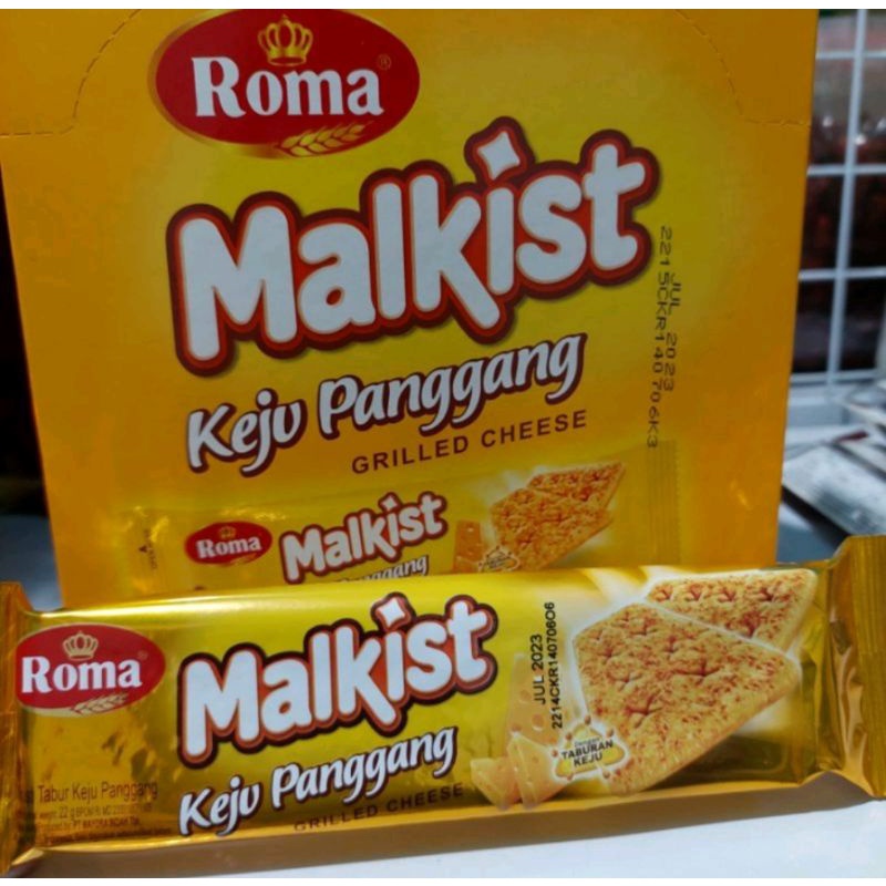 

Malkist Keju panggang 1 box isi 10 sachet @22gr