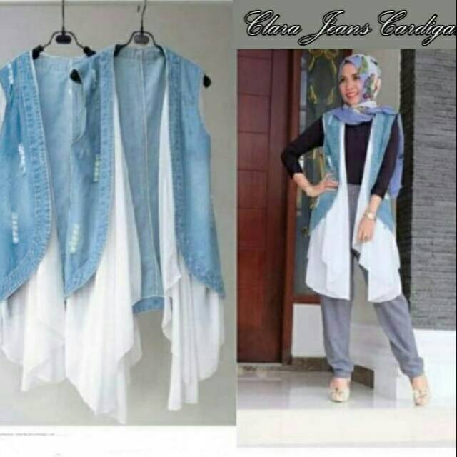 CARDIGAN PANJANG | CARDIGAN WANITA | JEANS