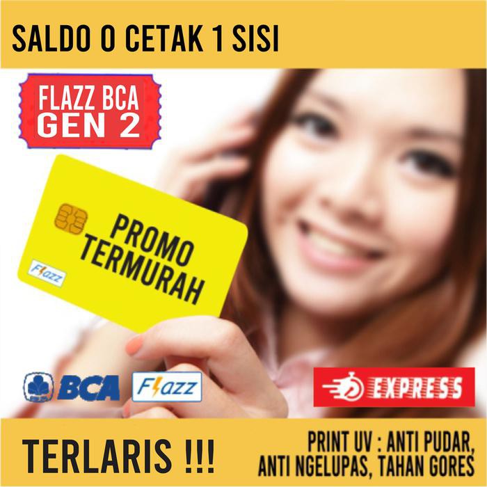 

PROMO - Flazz BCA GEN 2 Custom Cetak 1 Sisi Saldo 0 EXPRESS