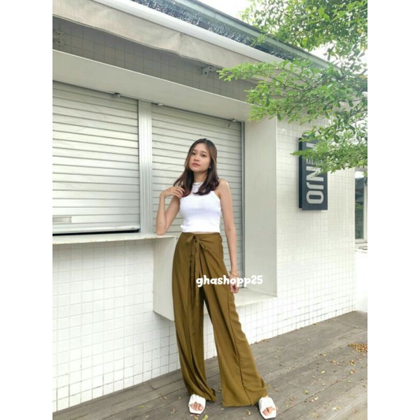 WRAP PANTS//KULOT WRAP RAYON//KULOT RAYON