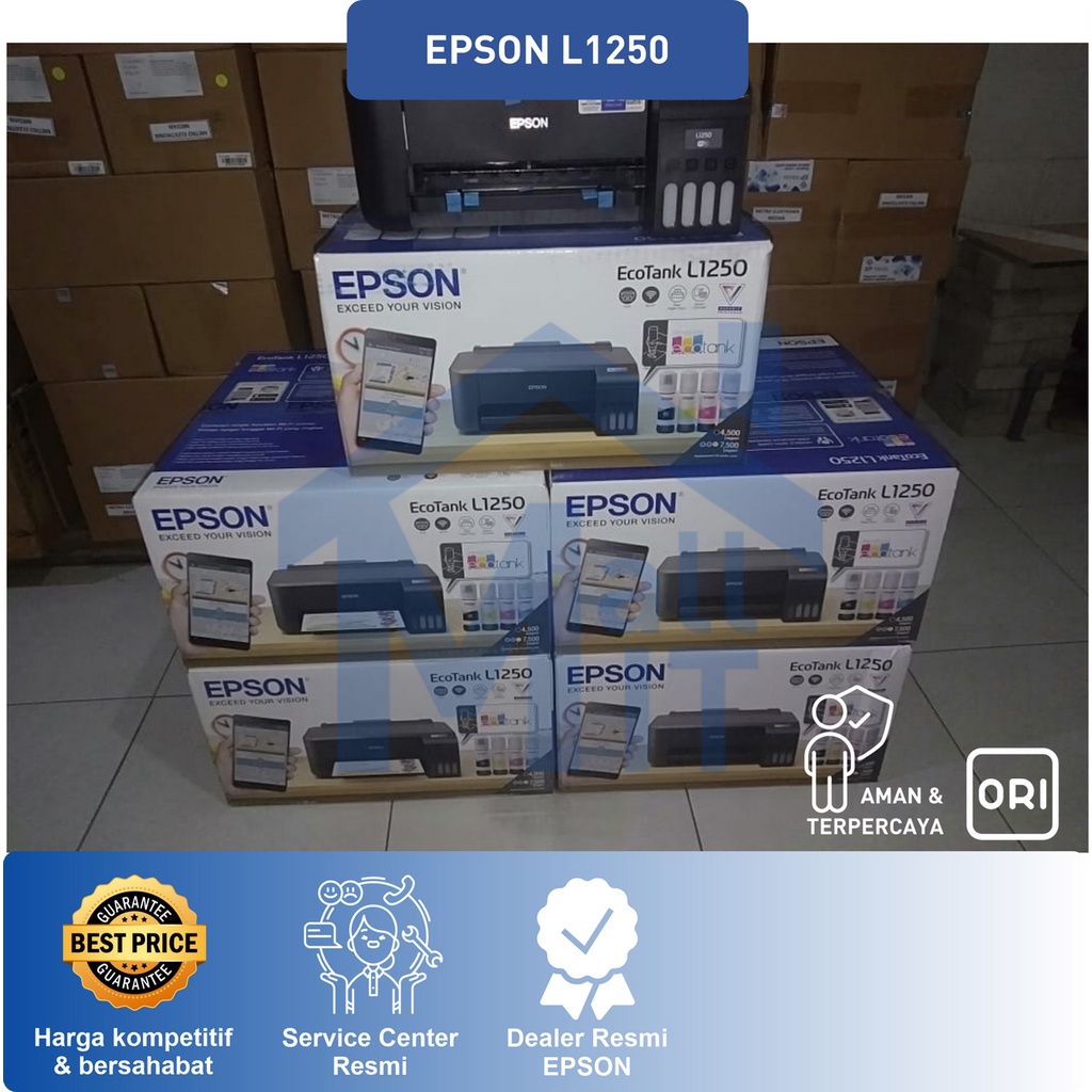 MDN Printer Epson L1250 L-1250 L 1250 PRINT ONLY WIFI GARANSI RESMI