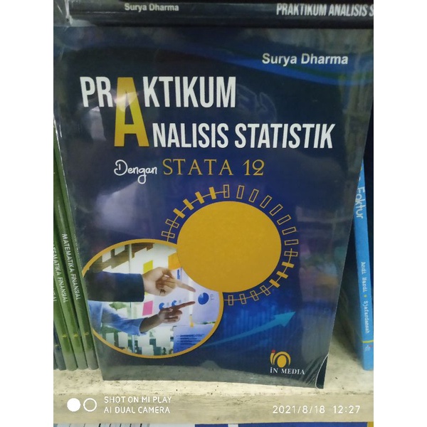 Buku praktikum analisis statistik dengan stata 12