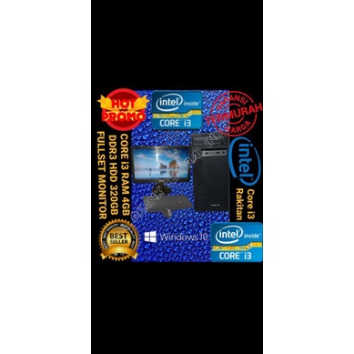pc core i3 rakitan fullset