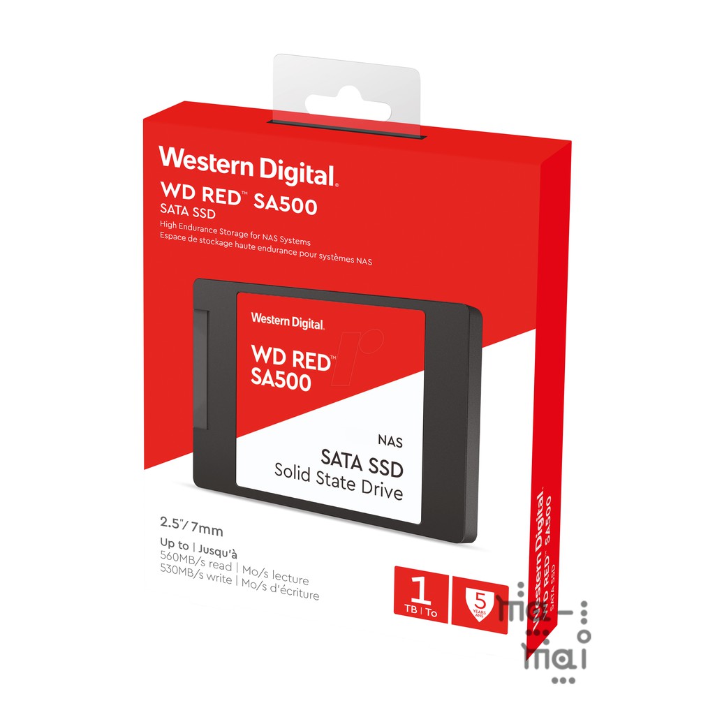 WD SSD RED WDS100T1R0A 1 TB 2.5" SSD WD SSD RED 1TB SA500 3D NAND