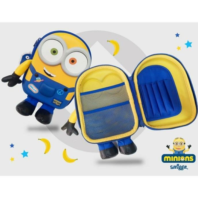 

Smiggle Minion Tempat Pensil Anak Pencil Organizer Alat Tulis Sekolah