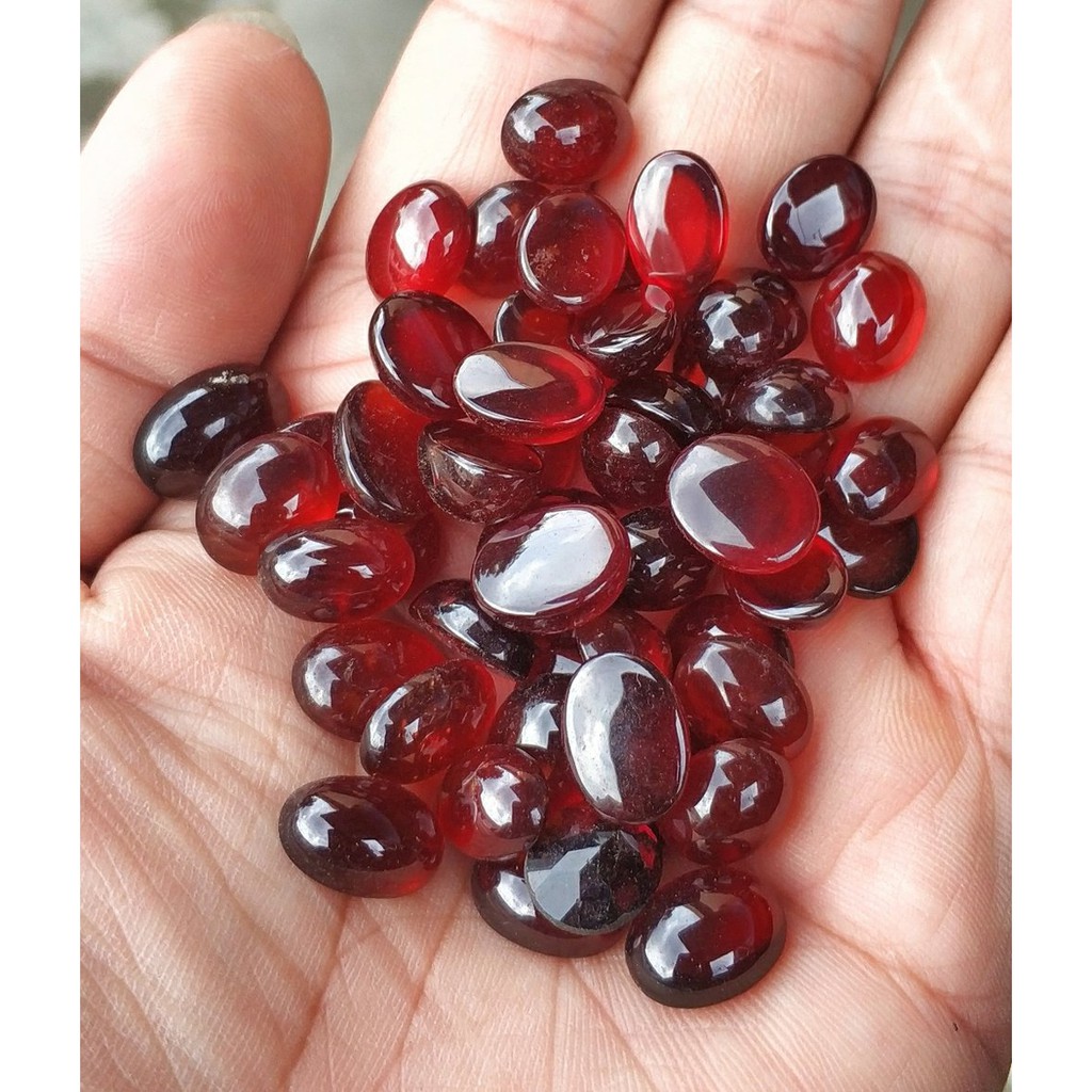 BATU PERMATA NATURAL RED GARNET KANTORAN