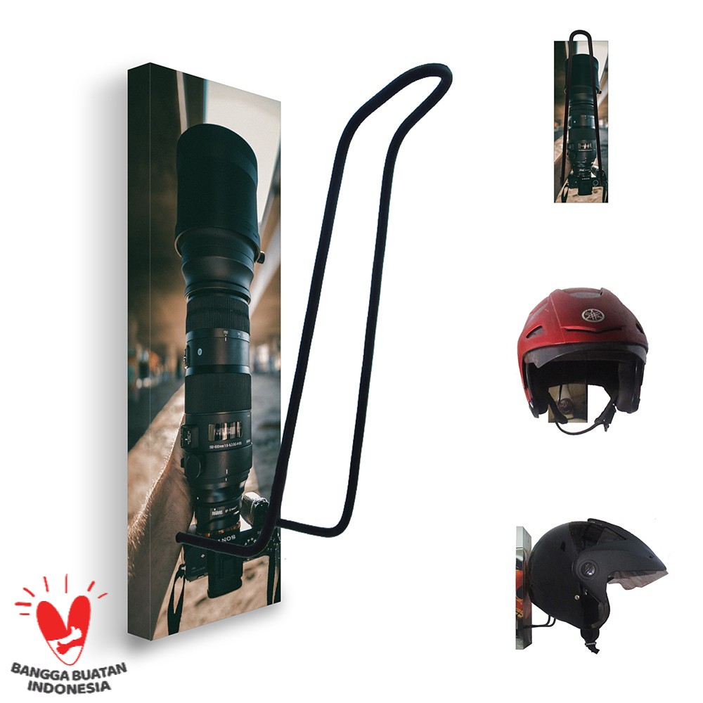 GANTUNGAN HELM - TEMPAT HELM - RAK HELM MOTOR - CAMERA 109