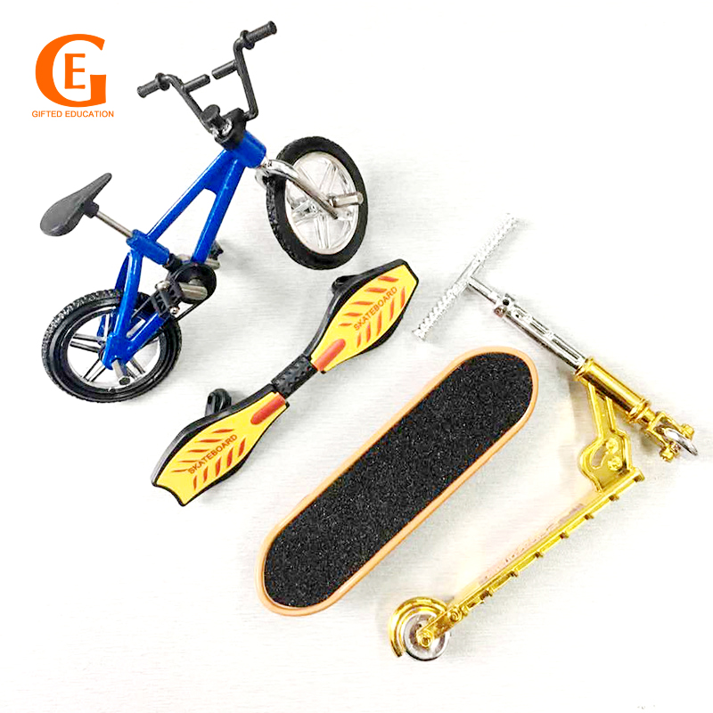 1 Set Mainan Edukasi Skateboard Jari Mini Untuk Anak