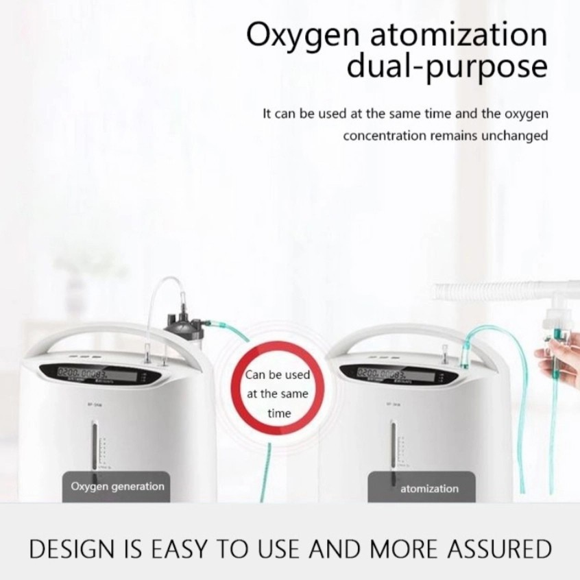 YUWELL 8F-5AW  Mesin Kreator Oksigen Dan Nebulizer 5L