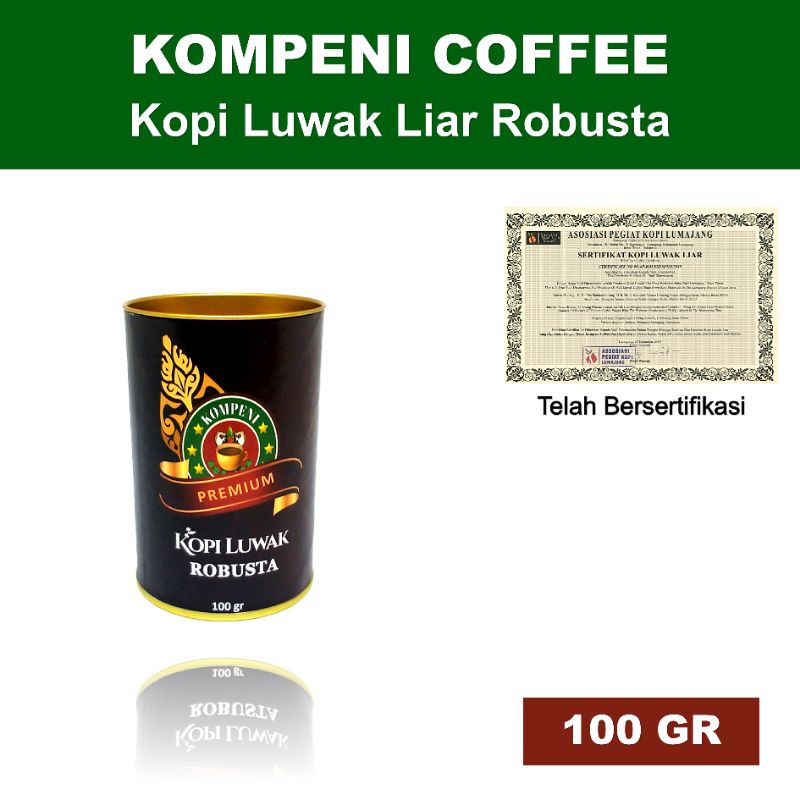 

Kopi Luwak Asli Robusta 100gr