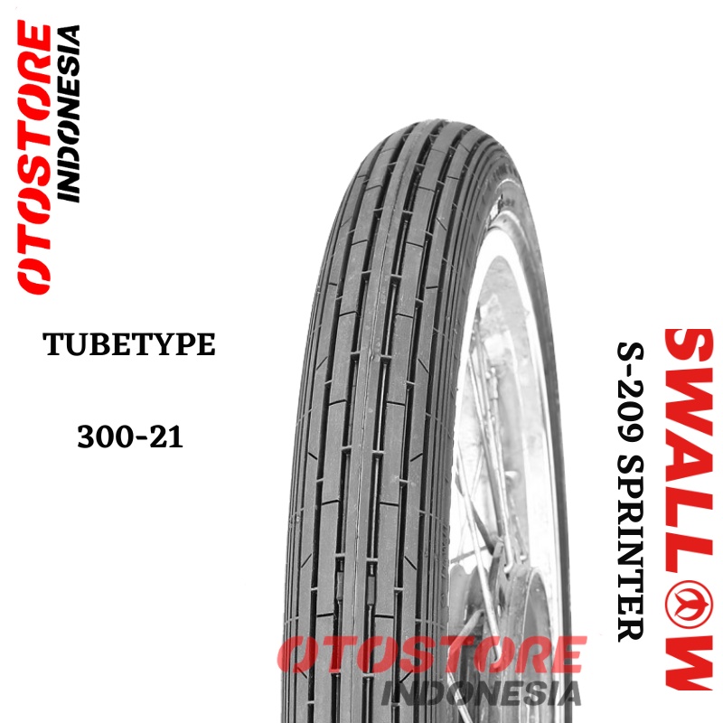Ban Luar Motor S-201 (S201) SPRINTER 300 RING 21 SWALLOW TUBETYPE Classic Depan KLX / CRF / WR 155 R
