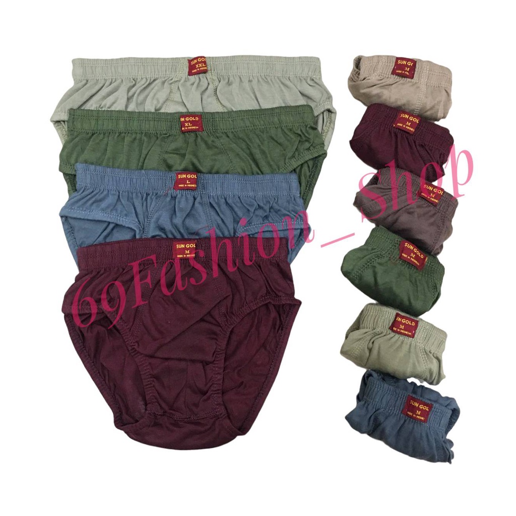 CD COWO SEGITGA/ SEMPAK COWO SEGITIGA / DALAMAN PRIA/ CELANA DALAM PRIA MODEL SEGITIGA MURAH BERKUALITAS SUNGOLD BEST SELLER BODY FIT