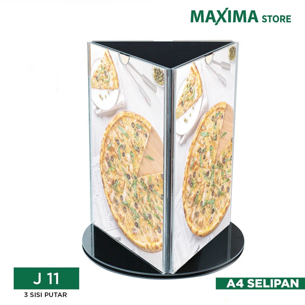 

tempat brosur akrilik a4 / display brosur putar / akrilik display